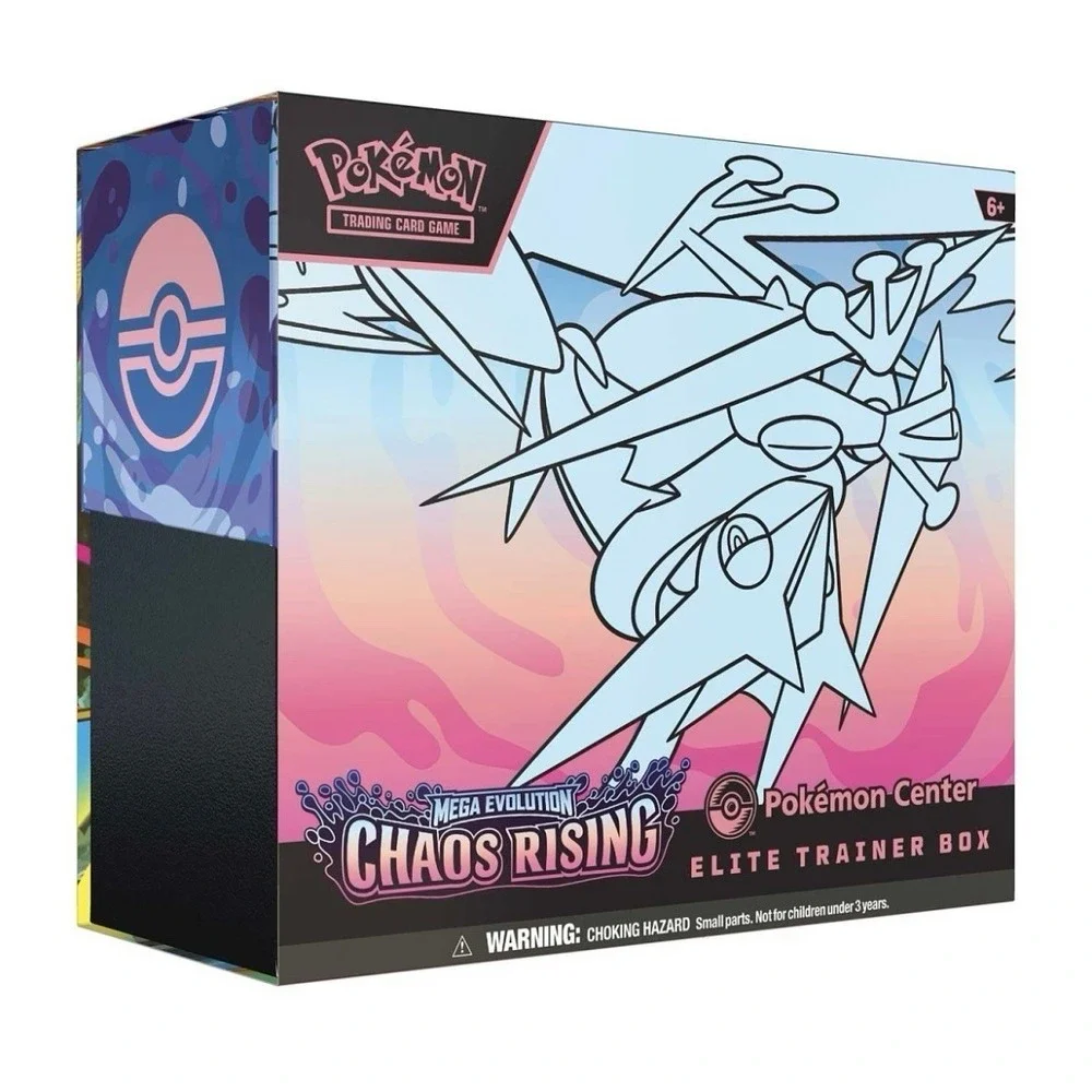Pokemon TCG Chaos Rising Pokemon Center ETB Elite Trainer Box In Hand READ